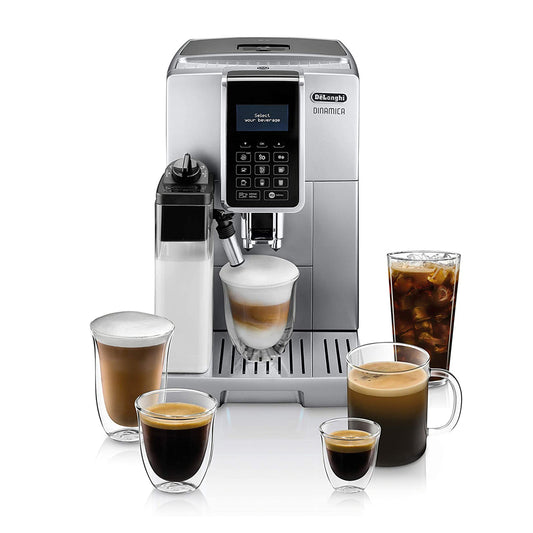 De'Longhi ECAM35075SI Dinamica with LatteCrema Fully Automatic Espresso Machine, Silver