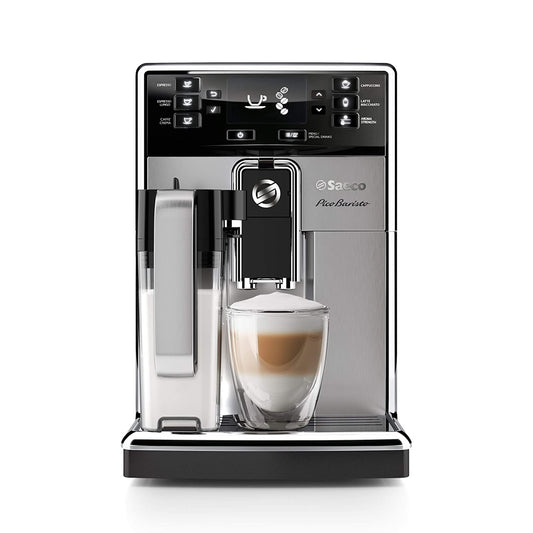 Saeco PicoBaristo Super Automatic Espresso Machine, 1.8 L, Stainless Steel, HD8927/47